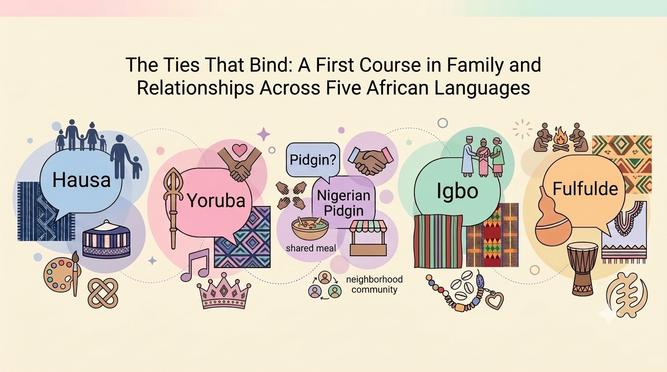 The Ties That Bind: A First Course in Family and Relationships Across Five African Languages