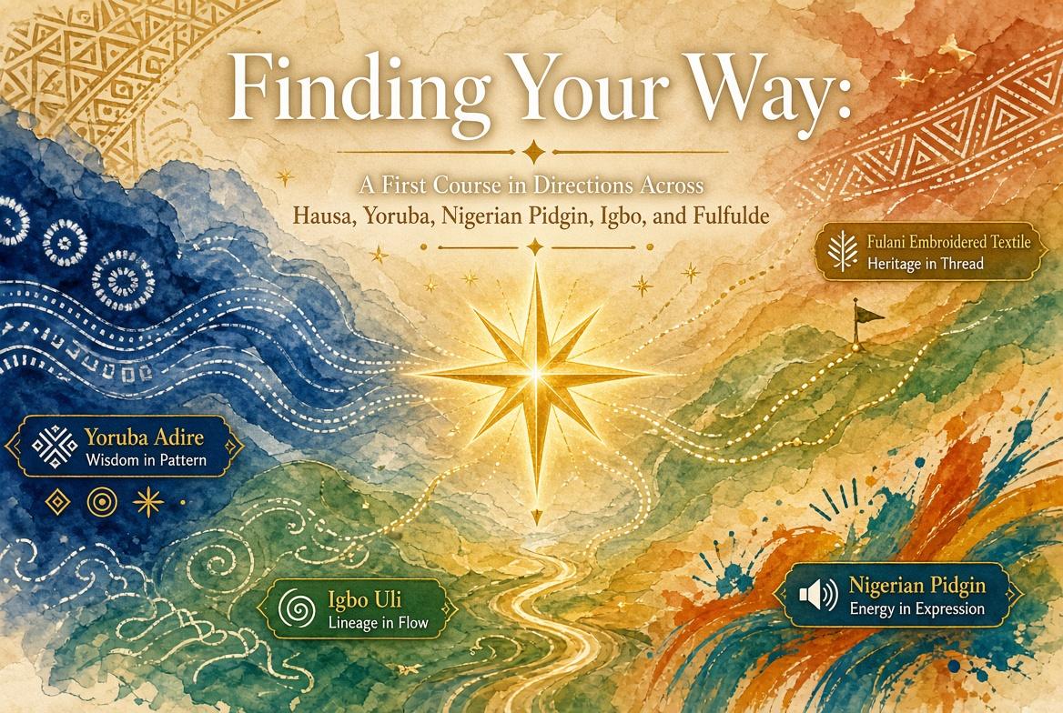 Finding Your Way: A First Course in Directions Across Hausa, Yoruba, Nigerian Pidgin, Igbo, and Fulfulde