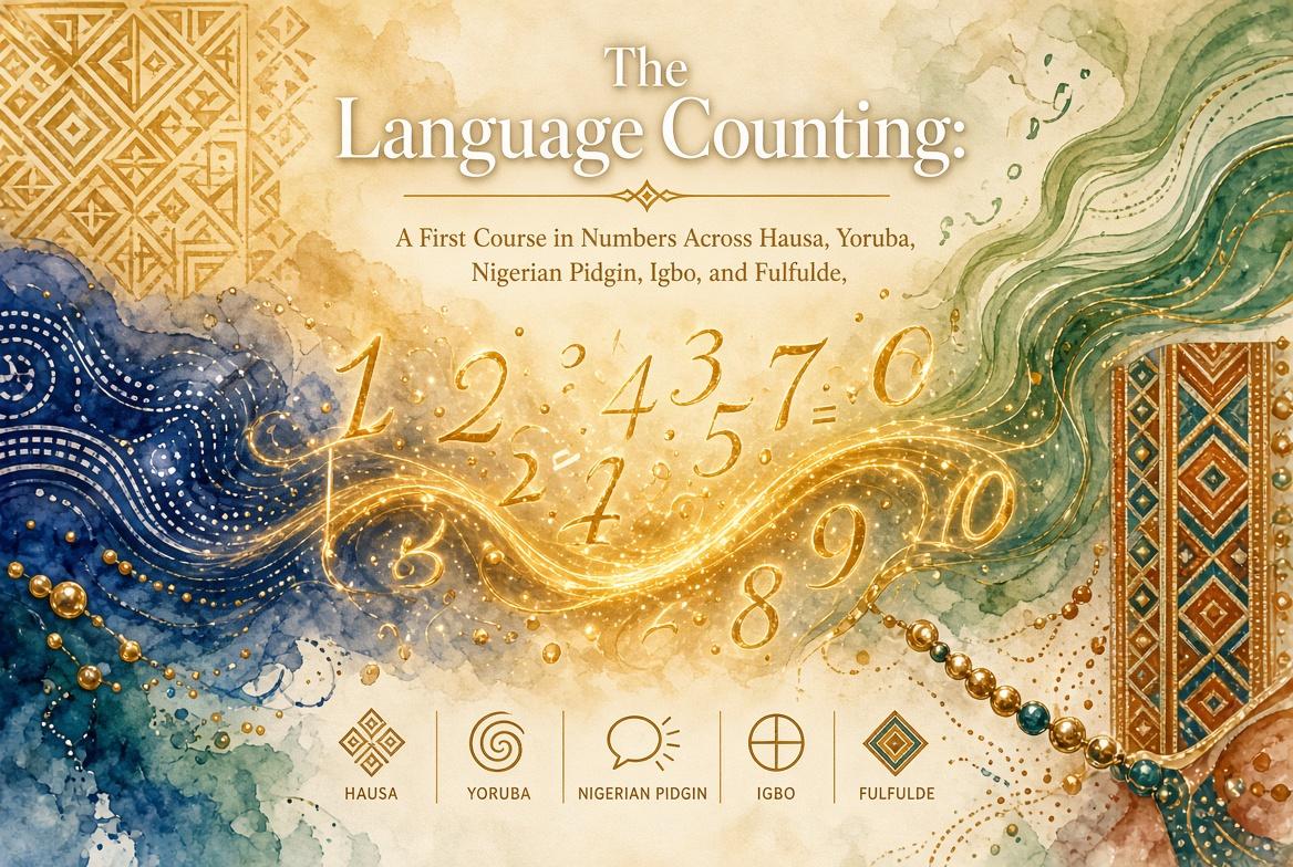 The Language of Counting: A First Course in Numbers Across Hausa, Yoruba, Nigerian Pidgin, Igbo, and Fulfulde