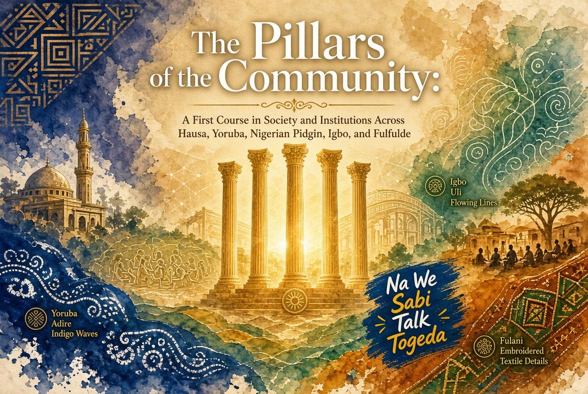 The Pillars of the Community: A First Course in Society and Institutions Across Hausa, Yoruba, Nigerian Pidgin, Igbo, and Fulfulde
