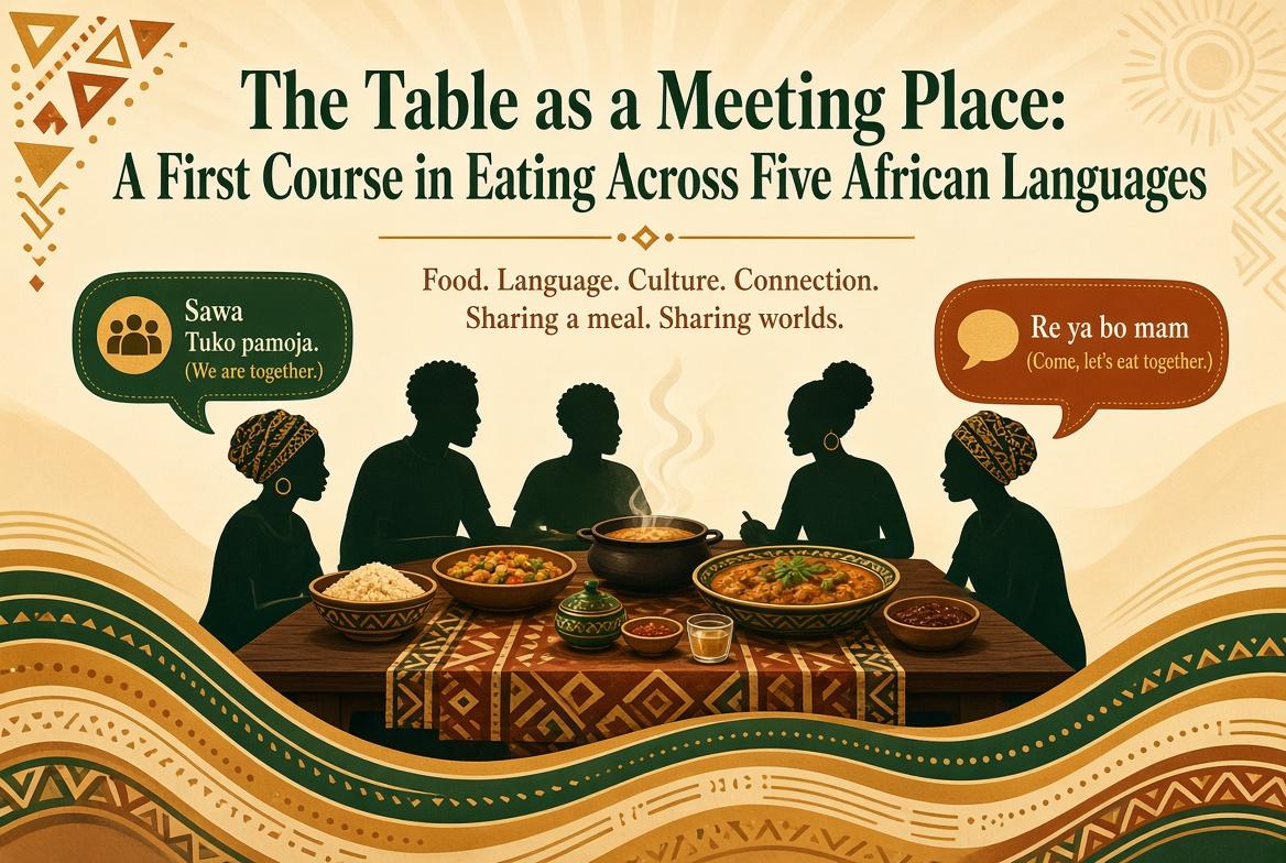 The Table as a Meeting Place: A First Course in Eating Across Five African Languages
